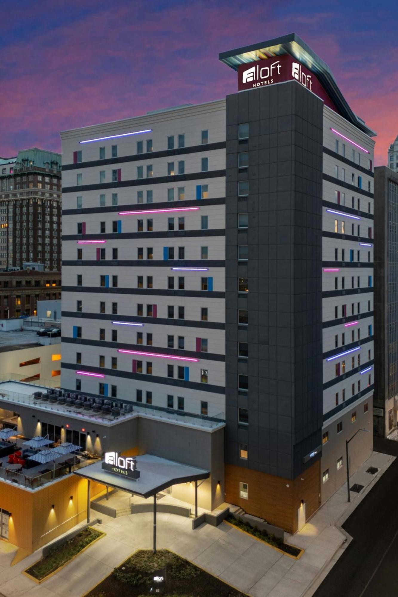Hotel Aloft Memphis Downtown Exterior foto